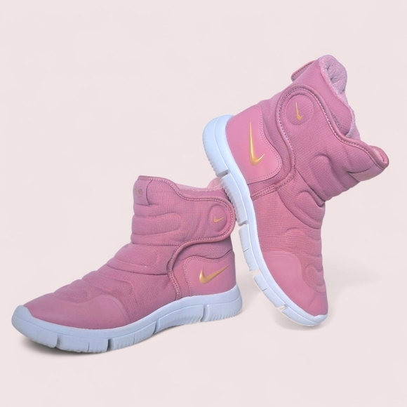 Nike Novice Pink Preschool Snow Boots Cozy Warm Waterproof Winter Footwear - Picture 12 of 12